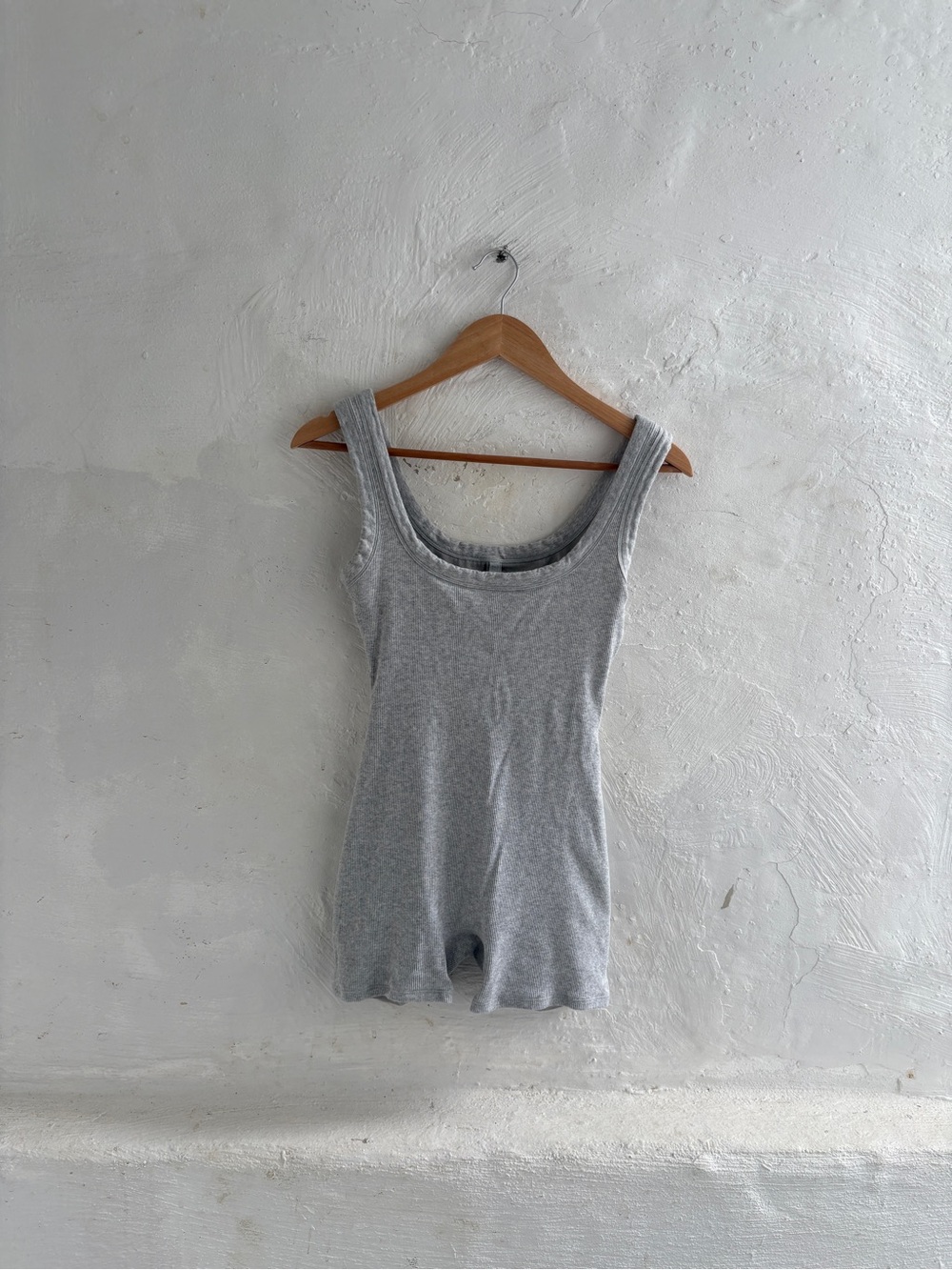 SKIMS Cotton Rib Romper size medium